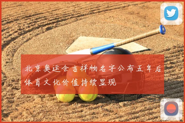 北京奥运会吉祥物名字公布五年后体育文化价值持续显现