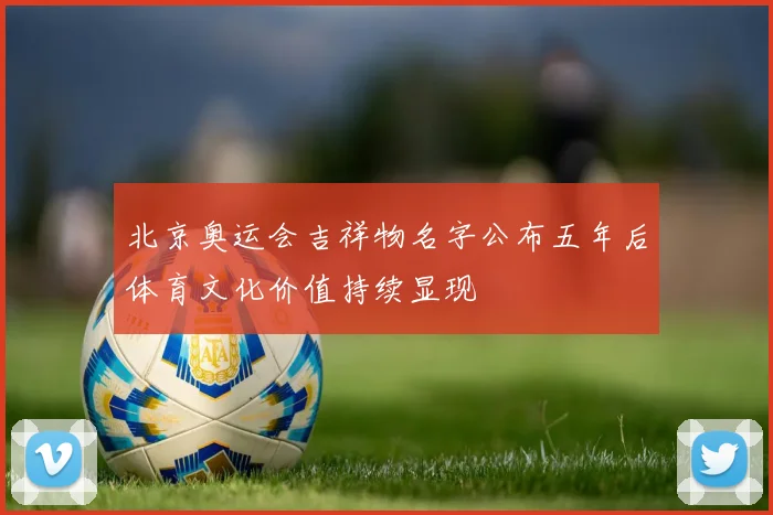 北京奥运会吉祥物名字公布五年后体育文化价值持续显现
